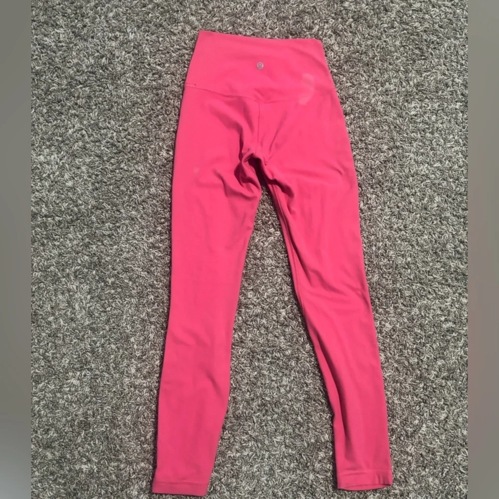 Lululemon Athletica Vibrant Pink Leggings